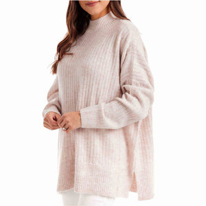 MILO RIBBED SWEATER, one size. 3 colors