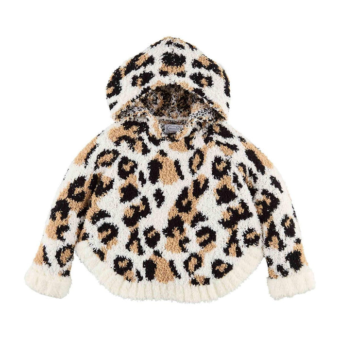 CHENILLE LEOPARD PONCHO