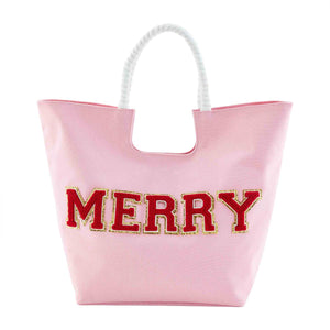 Holiday Patch Totes or Gift Bag, 3 Styles!
