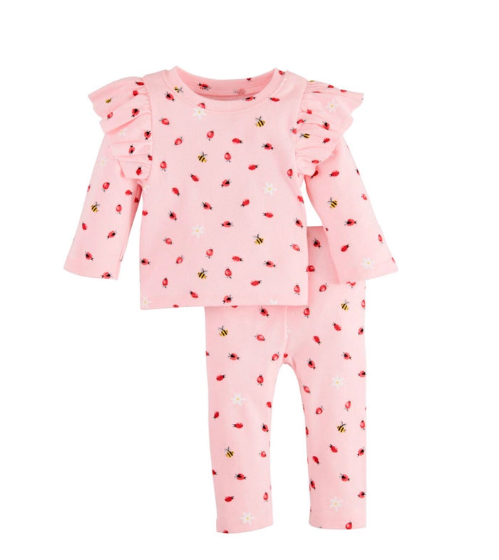Baby girl Ladybug 2pc pant set