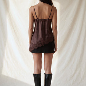 V-neck Lace Trim Camisole Top, 3 colors