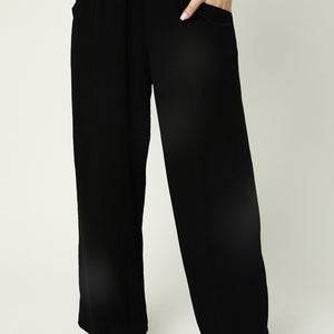 Black top & palazzo pant set