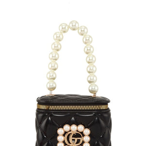 Small Pearl Handle and GO Charm Jelly Bag, 3COLORS