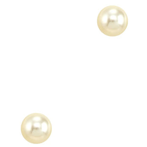 10mm Pearl Stud Earring, Ivory or White