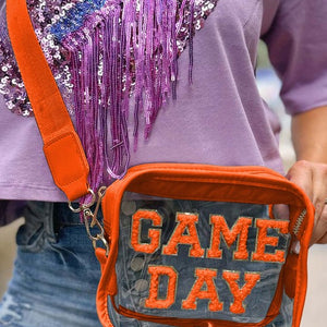 GAME DAY Pattern Clear Shoulder Bag, 2 colors