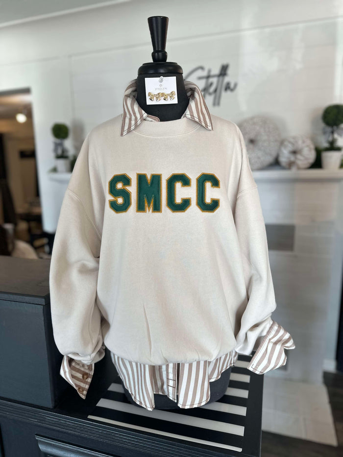 SMCC cream sweatshirt