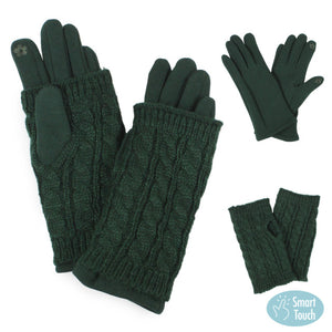 Knit gloves