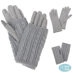 Knit gloves