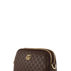 CG Buckle PU Leather Crossbody Bag