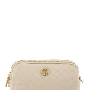 CG Buckle PU Leather Crossbody Bag