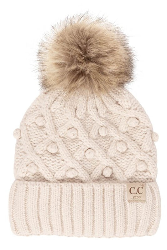 C.C bobble beanie kids hat