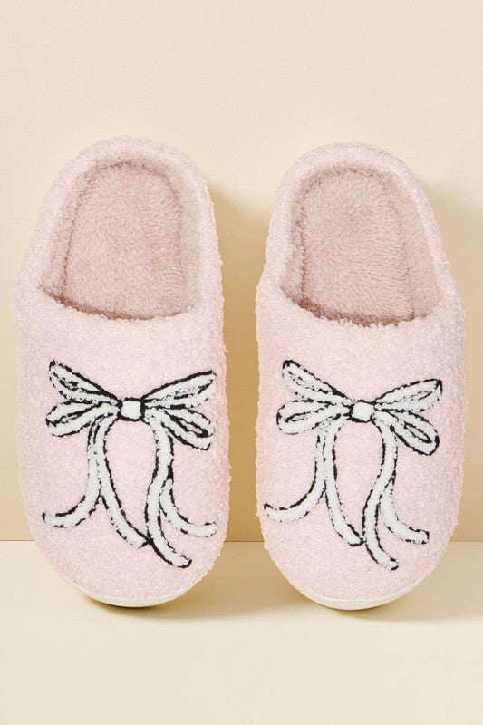 Large Ribbons Home Slippers