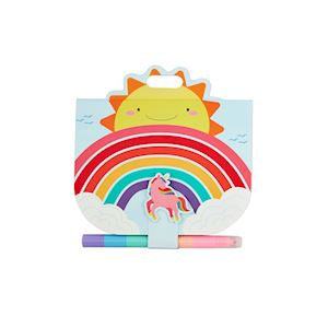 CASTLE & RAINBOW SKETCH PAD & MARKER SETS