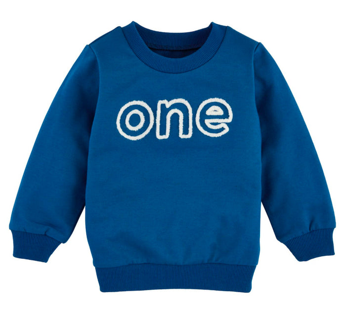 NAVY ONE LIGHTWEIGHT SWEATSHIRT