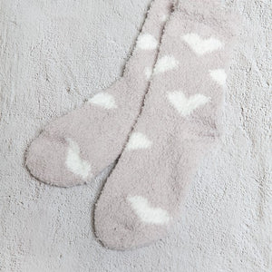 WARM CHINLON SOFT FLEECE FUZZY SOCKS, 4 STYLES