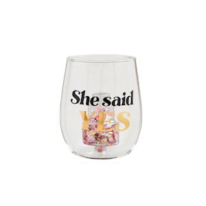 Engaged Wine Glass, 2 styles