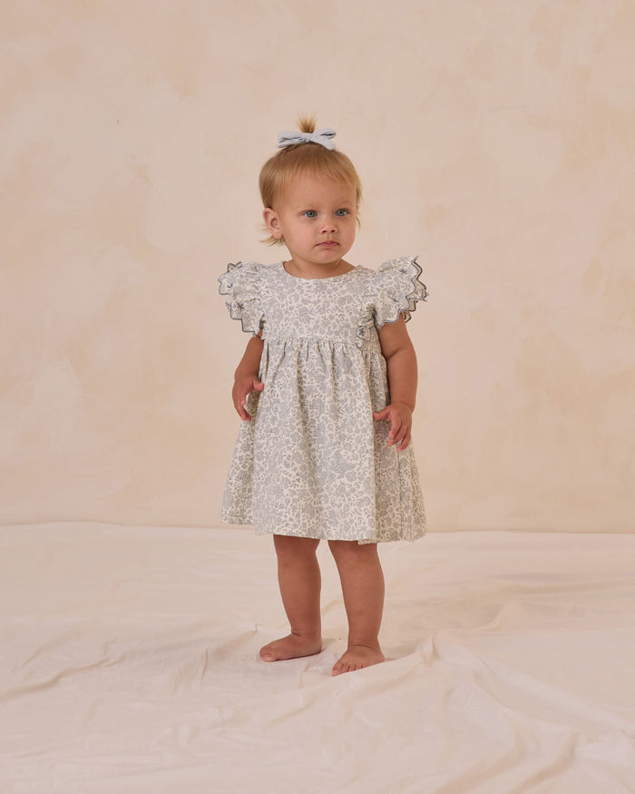 QM Alaina dress blue blossom