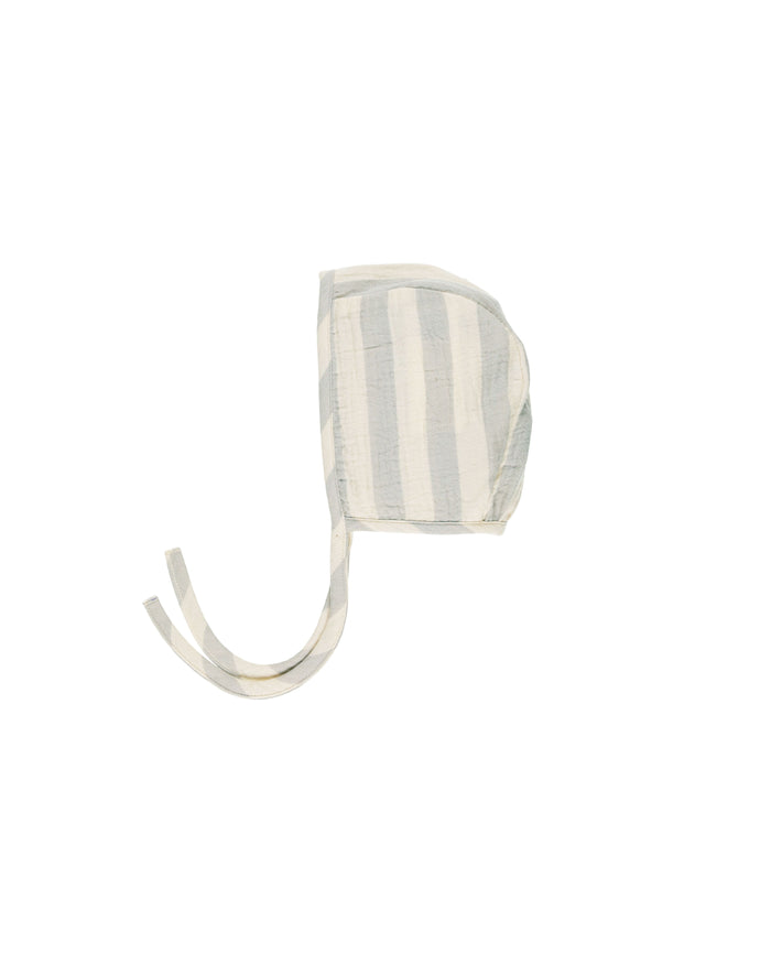 QM Baby Bonnet sky stripe