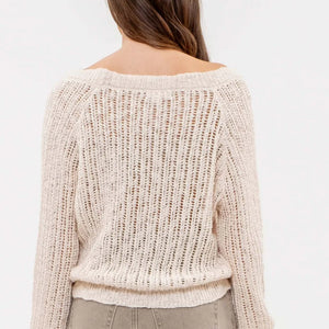 Oatmeal Relaxed Cardigan