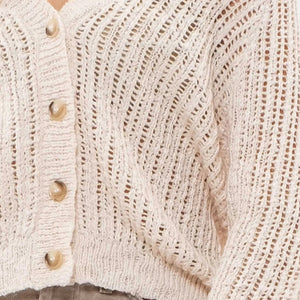 Oatmeal Relaxed Cardigan