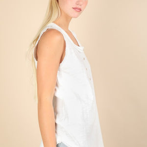 Solid Knit Sleeveless Comfy Top