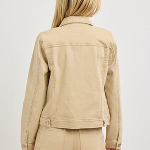 Vintage Washed Jacket Latte