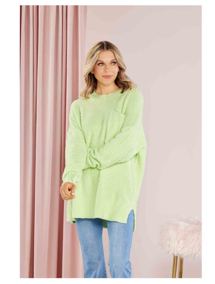 Rome Chenille Sweater, 3 Colors, One Size