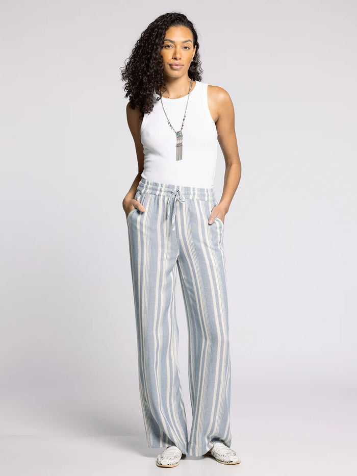 Benny blue/white stripe pants