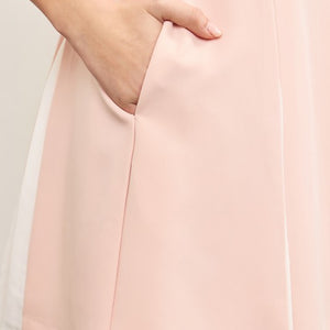 Pink Hidden pleated dress