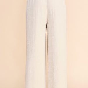 Oat drawstring pants