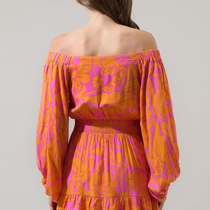 Kaci Floral Bea Smocked Mini Dress