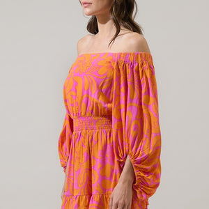 Kaci Floral Bea Smocked Mini Dress