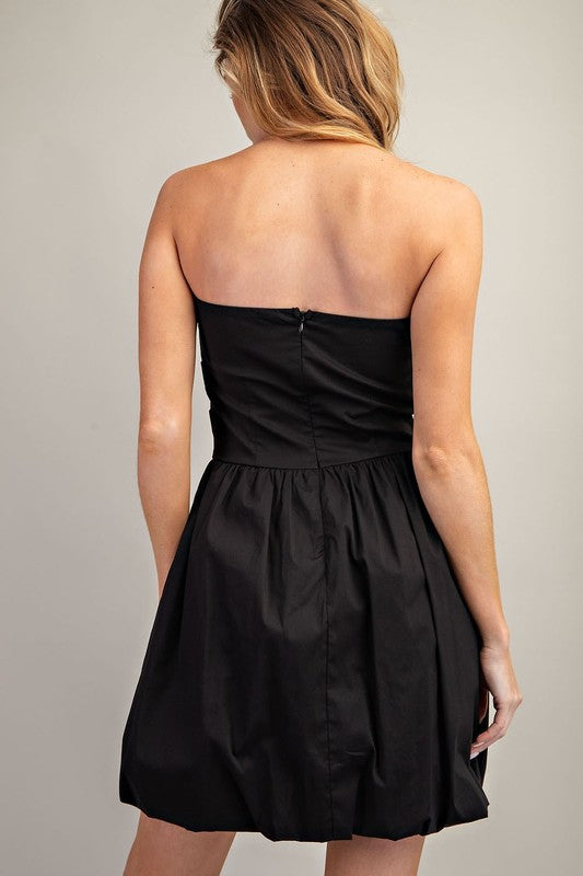Strapless Bubble Hem Mini Dress Sofi Stella Women's & Children's Boutique Strapless Bubble Hem Mini Dress Sofi Stella Women's & Children's Boutique