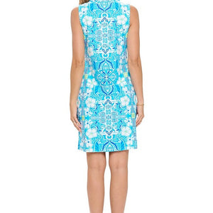 Turquoise Ruffle Dress