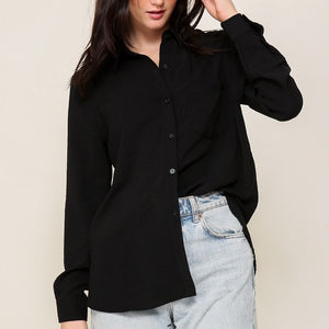 BEST SELLER! Brooklyn airflow button down top, 4 COLORS