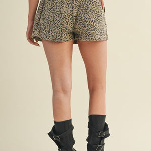 Wide Waist Band With Drawstring Skort