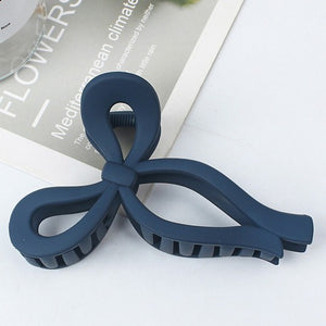 Matte Bow Hair Claw Clips