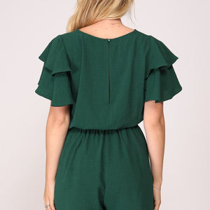 Hunter Ruffle sleeve airflow romper