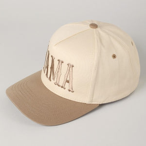MAMA Typographic Design Embroidery Baseball Cap