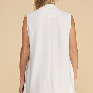Side Strap Detail Jacket Vest