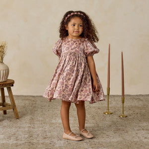 Mauve floral dress