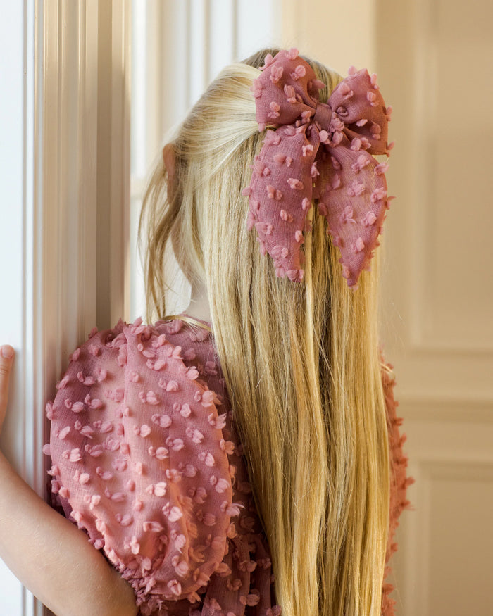 Mauve bow
