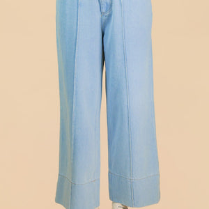 Light Cropped Denim