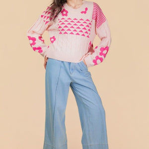 Indigo crop jean