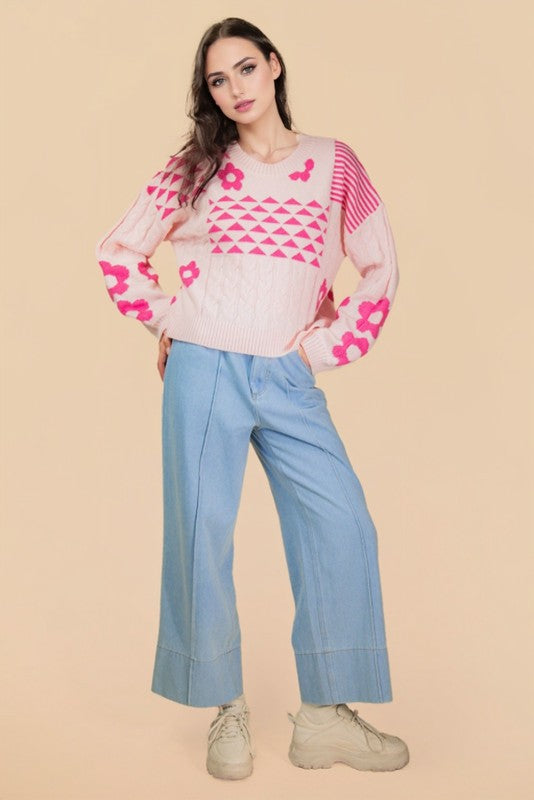 Light Cropped Denim