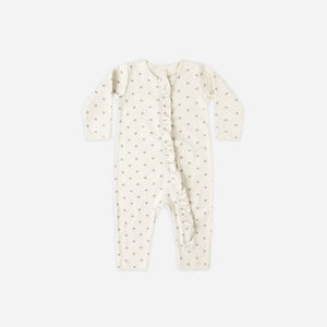 QM BLUE DITSY RUFFLE JUMPER