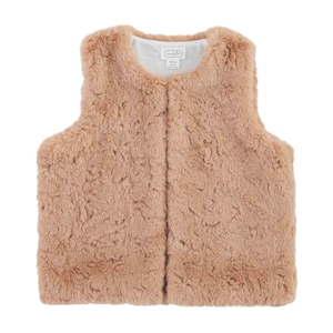 GIRLS' FUR VEST, 2 colors