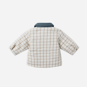 QM BLUE PLAID JACKET