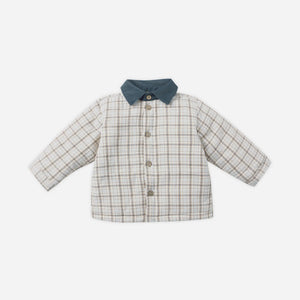 QM BLUE PLAID JACKET
