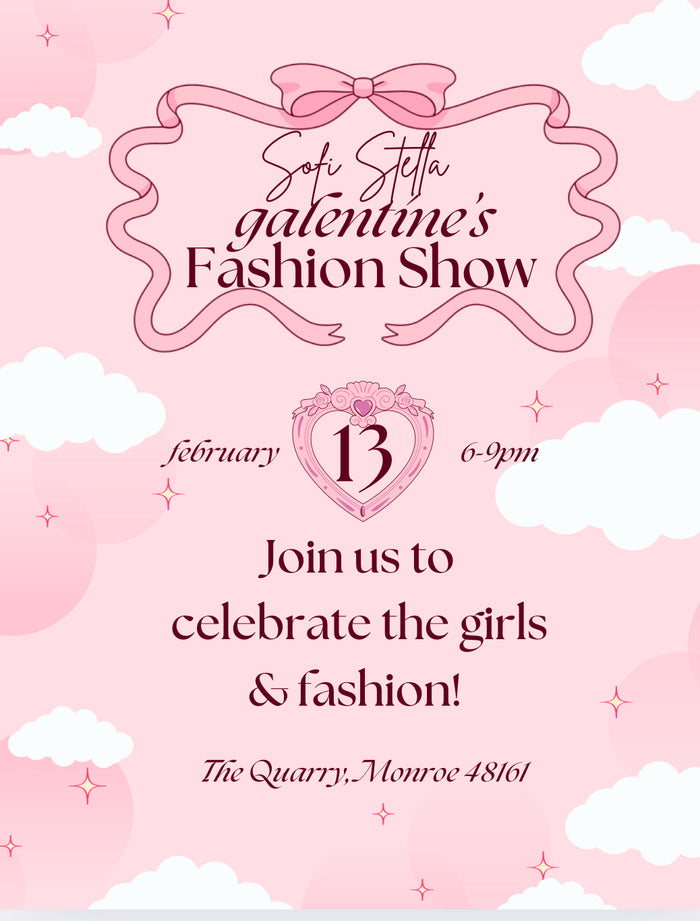 Galentines fashion show ticket